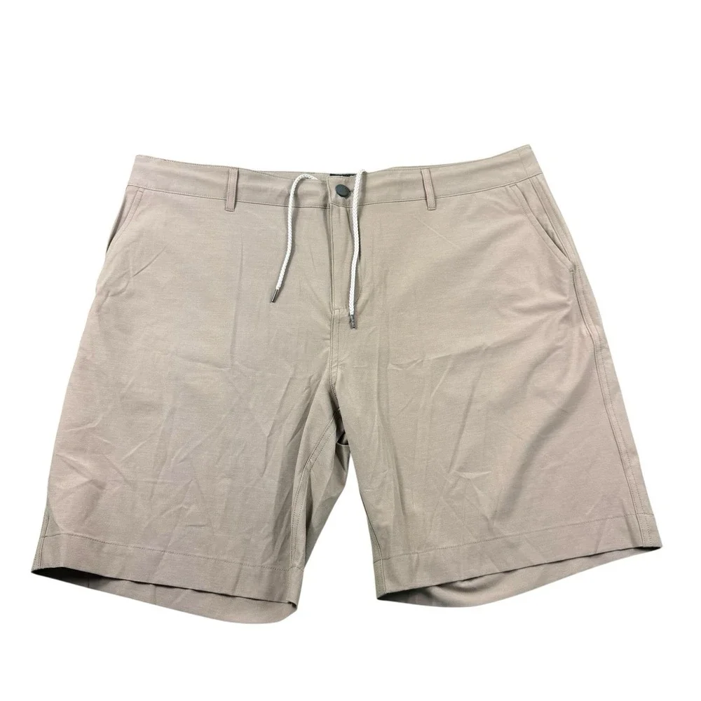 Faherty Tan Performance Belt Loop All Day Short Mens 42 NWT Khaki Brown
